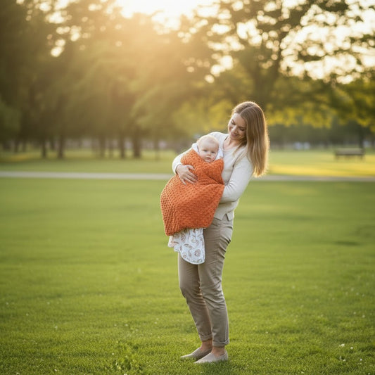 Nid d'ange bébé | Arc - en - ciel Douillet - Promenade bébé