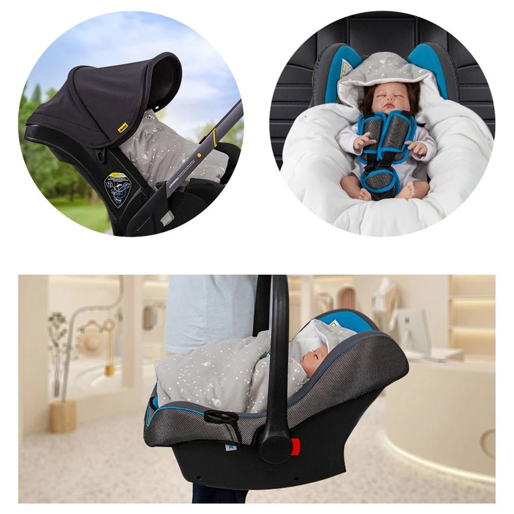 Nid d'Ange Bebe | Coupe - Vent Multifonction 0 - 6 Mois - Promenade bébé