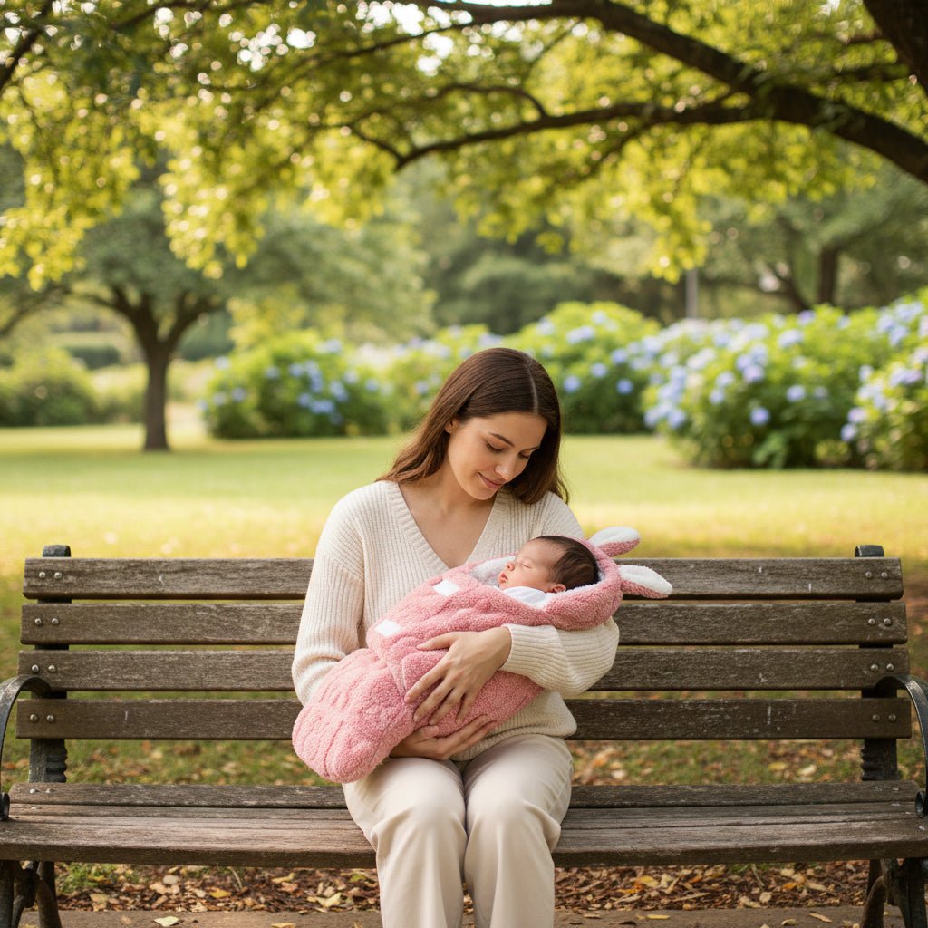 Nid d'ange Velours | Douceur Maternelle - Promenade bébé