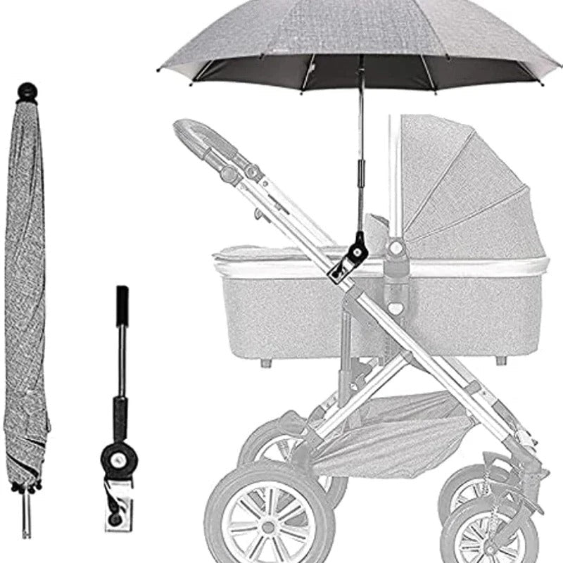 Ombrelle pour Poussette | Protection UV 360° - Promenade bébé