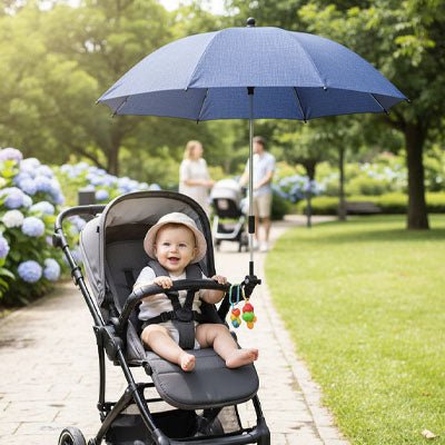 Ombrelle pour poussette | Protection UV50+ - Promenade bébé