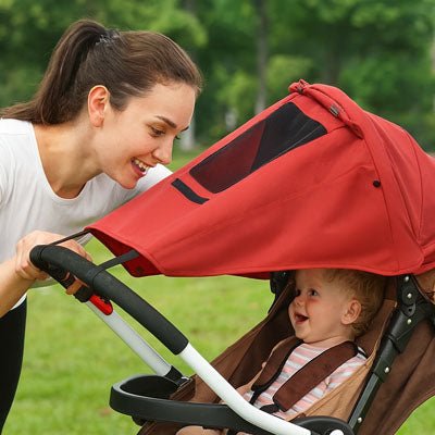Par soleil pour poussette | anti - UV 50+ Sunprotect - Promenade bébé