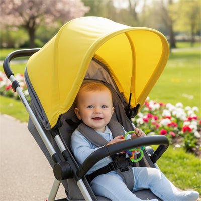 Pare - soleil pour poussette | Anti - UV 50+ Hydrofuge - Promenade bébé