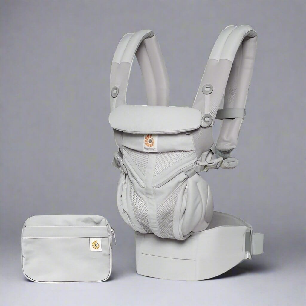Porte Bébé - BreathBabyBag™ - Gris - Promenade bébé