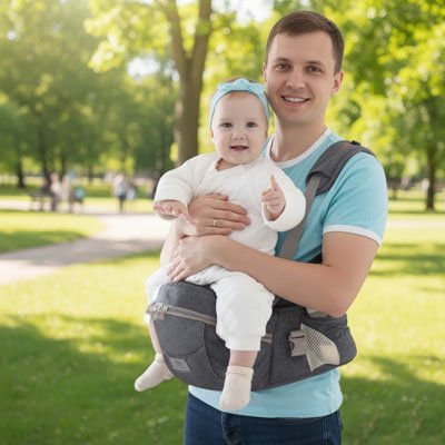 Porte bebe |Confort Ergonomique - Promenade bébé