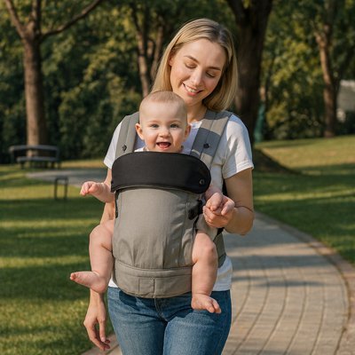 Porte bébé physiologique | Confort & Sécurité - Promenade bébé