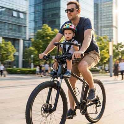 Porte bebe velo | Confort Sécurisé - Promenade bébé