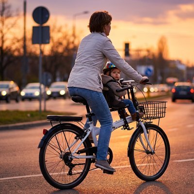 Porte bebe velo | Confort Sécurisé - Promenade bébé