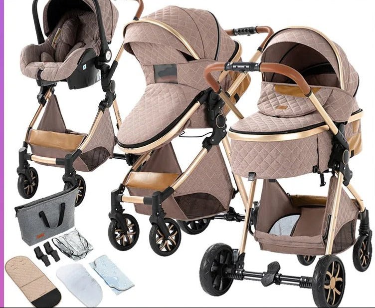Poussette bébé | 3 en 1 Ultra - Légère - Promenade bébé