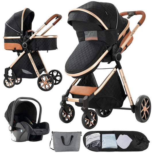 Poussette bébé | 3 en 1 Ultra - Légère - Promenade bébé