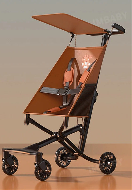 poussette bebe pliable cafe