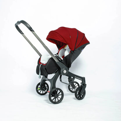 poussette bebe rouge