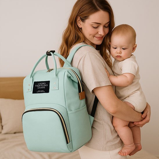 Sac à dos à langer | Elégance pratique - Promenade bébé
