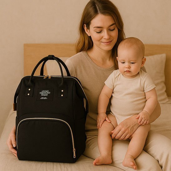 Sac à dos à langer | Elégance pratique - Promenade bébé