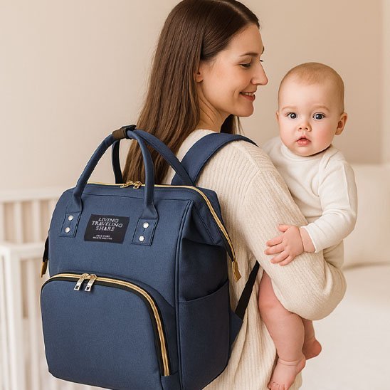 Sac à dos à langer | Elégance pratique - Promenade bébé