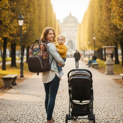 Sac a Dos a Langer Multifonction | confort coloré - Promenade bébé