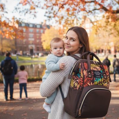 Sac a Dos a Langer Multifonction | confort coloré - Promenade bébé
