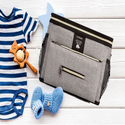 Sac à Langer - BabyTravel™ - Gris - Promenade bébé