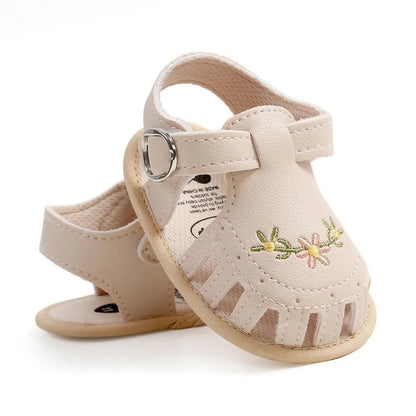 sandale bebe fille | Brodée Confort - Promenade bébé